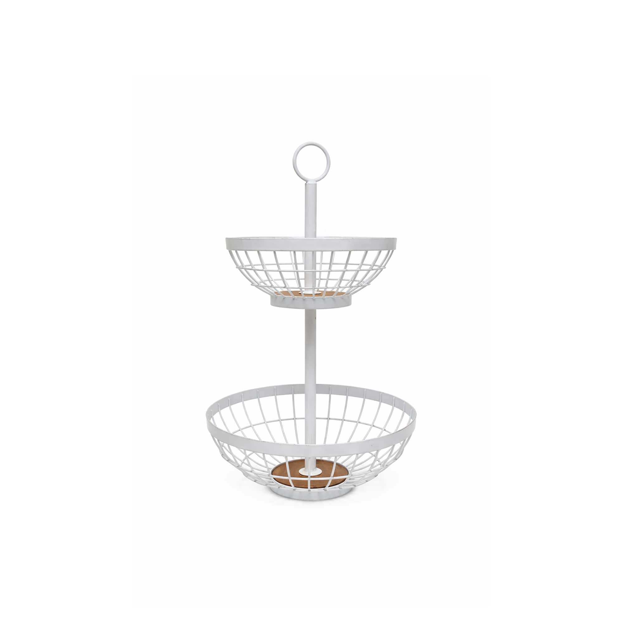 Two-Tiered Metal Basket by Ashland®